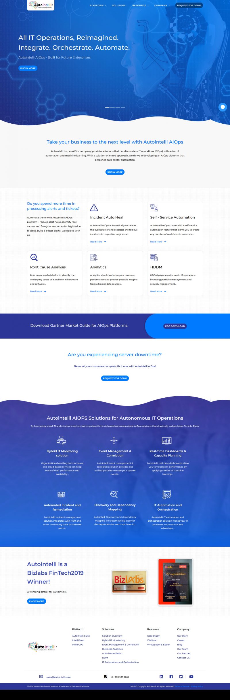 Autointelli – Automation Redefined – Advanced AIOps Platform